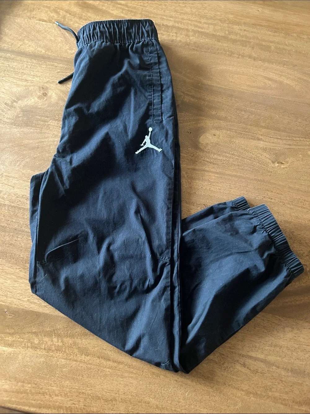 Jordan Black Kids' Athletic Shorts with White Jumpman